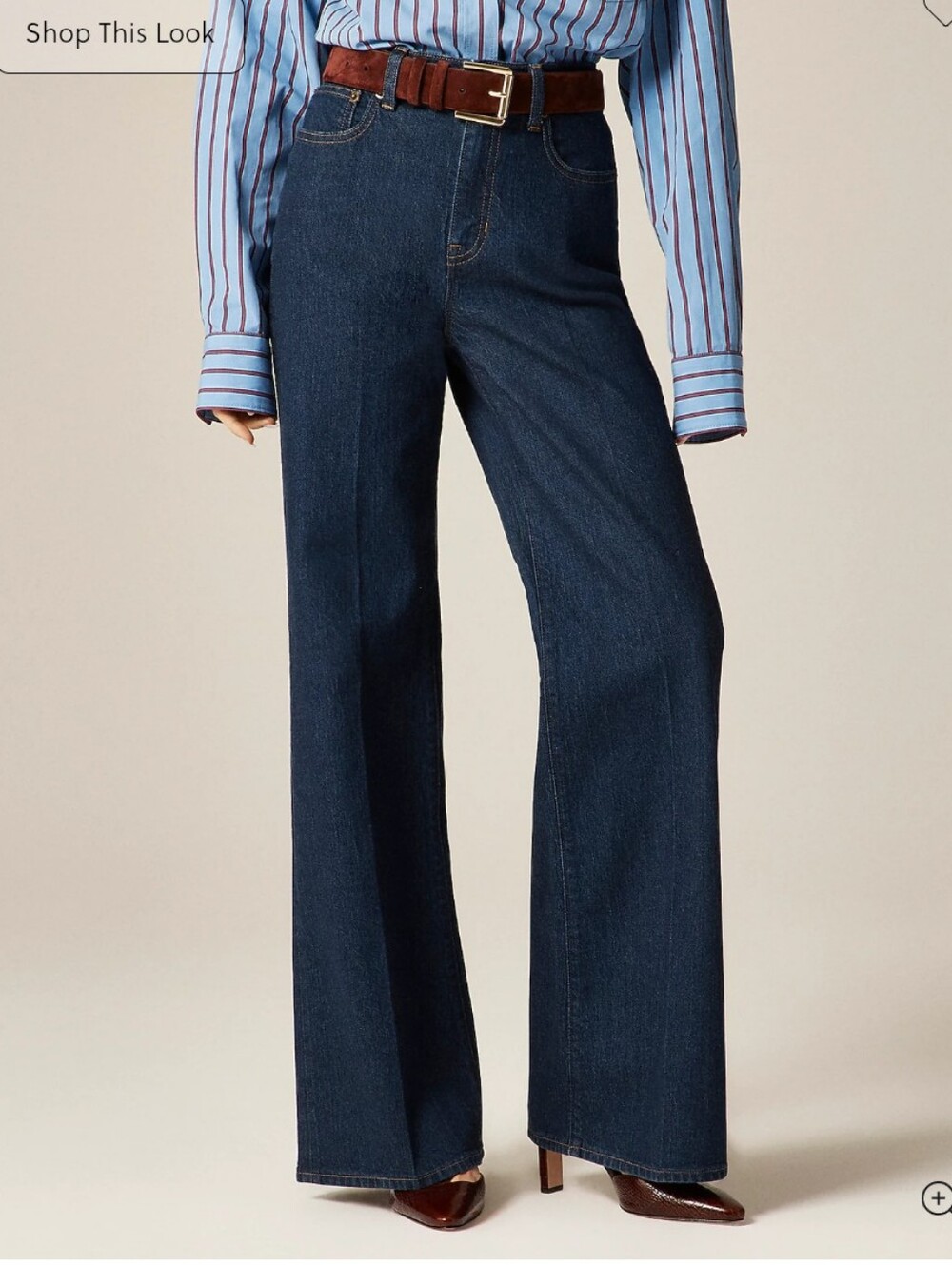 J Crew Denim trouser jean CN304 Size 29 Wide Leg NWT - Picture 2 of 10